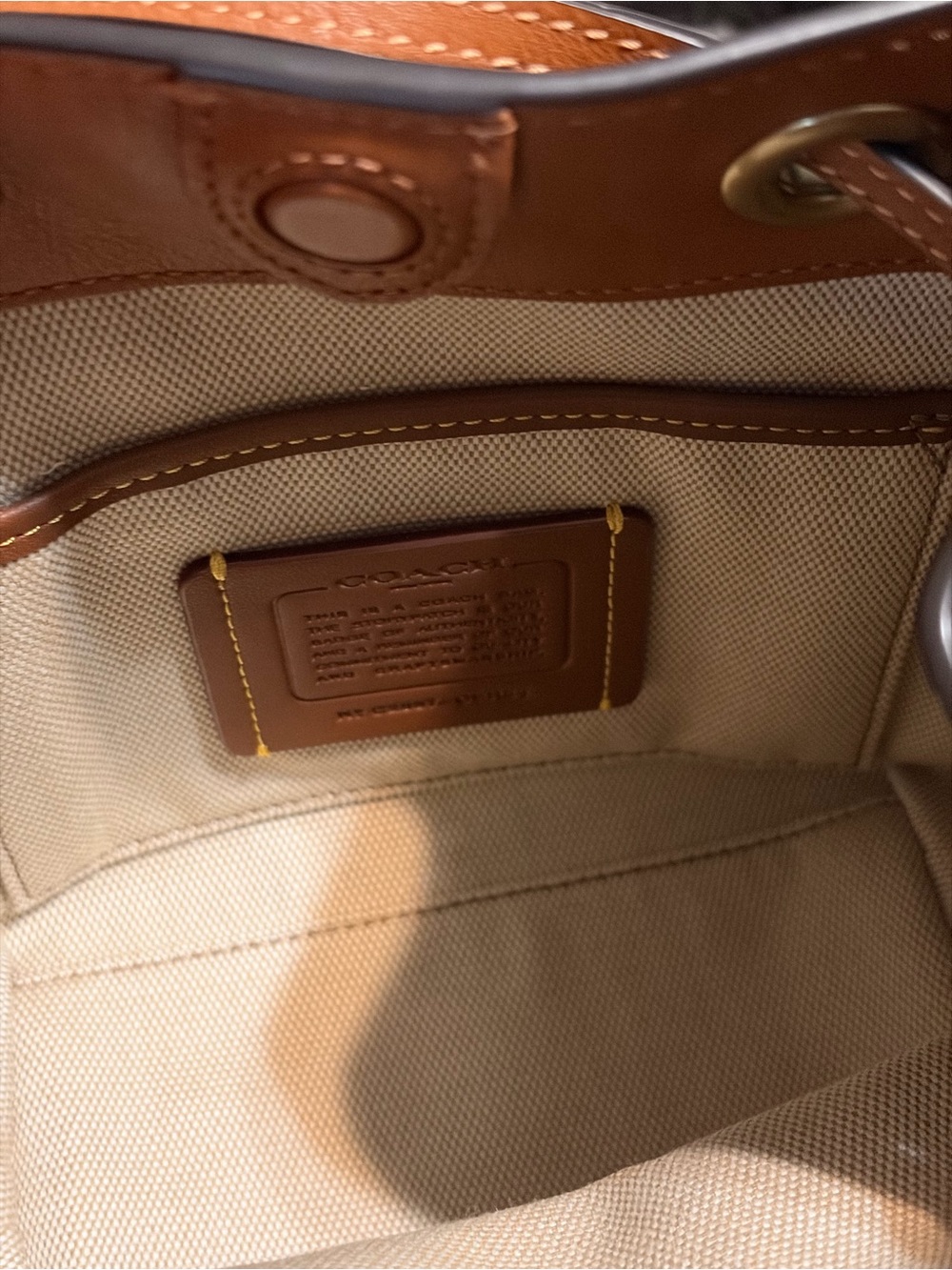 Coach Jade Drawstring Bucket Bag - Picture 7 of 8